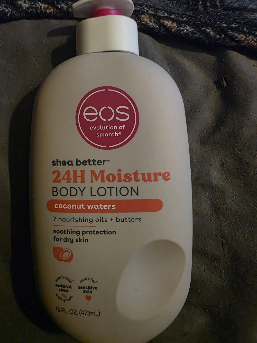eos Shea Better 24H Moisture Body Lotion - Coconut Waters (White/Pink)